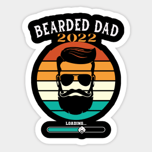 Bearded Dad 2022 Loading Sticker